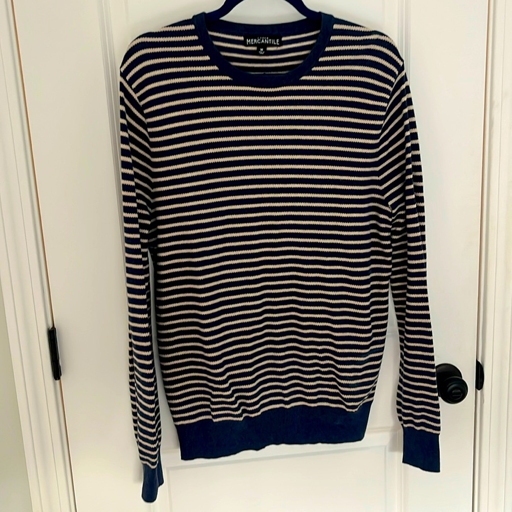J Crew Factory Mens striped sweater